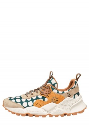 Zapatillas Flower Mountain Kotetsu Mujer Beige Verde | GLP8140XW