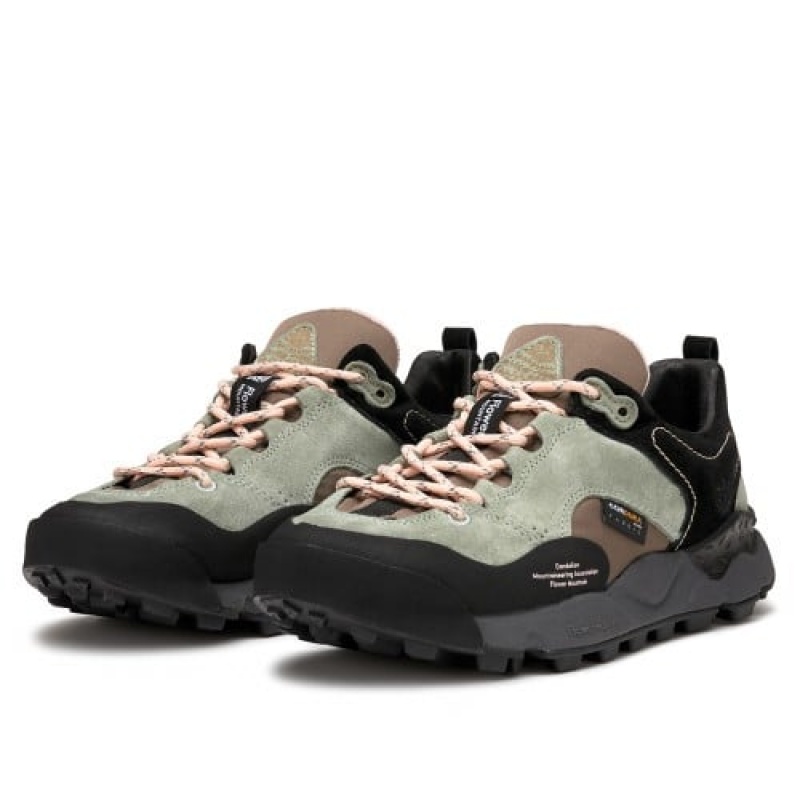 Zapatillas Flower Mountain Back Country Hkdelic Hombre Negras Verde | ZHZ2746LP