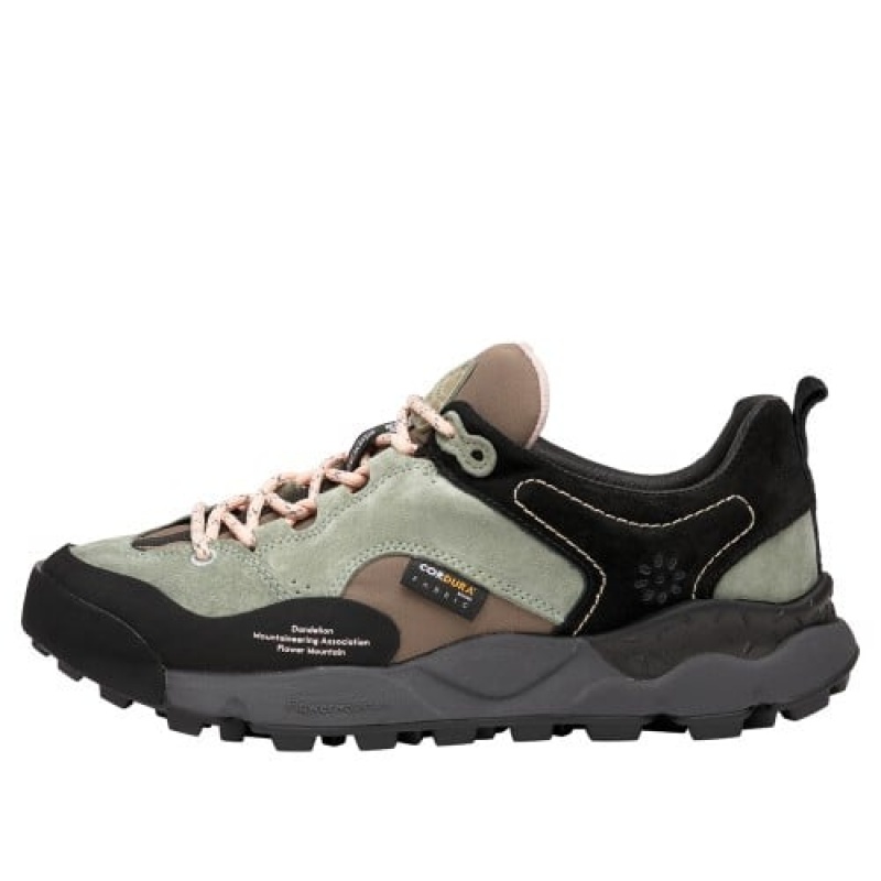 Zapatillas Flower Mountain Back Country Hkdelic Hombre Negras Verde | ZHZ2746LP