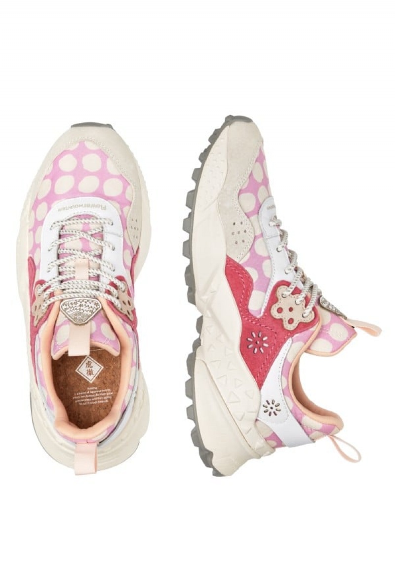 Zapatillas Flower Mountain Kotetsu Mujer Rosas Fucsia | PVX5778BF