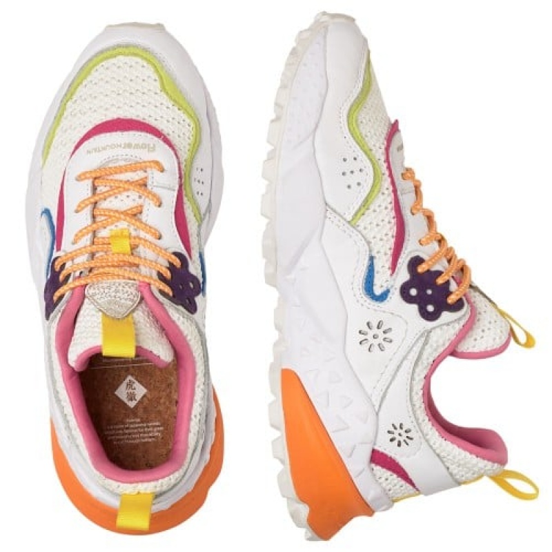 Zapatillas Flower Mountain Kotetsu Mujer Blancas | PPS3159LK