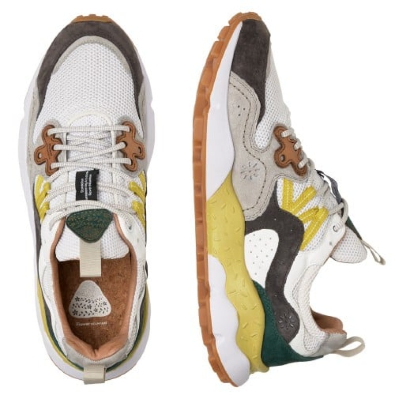 Zapatillas Flower Mountain Yamano 3 Hombre Blancas | TIW1149EH