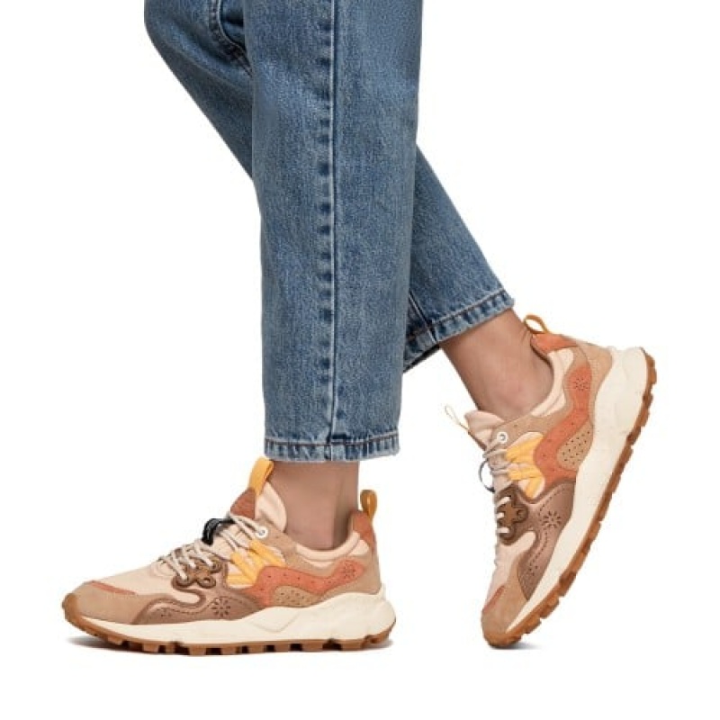 Zapatillas Flower Mountain Yamano 3 Mujer Marrones | YLG745IZ