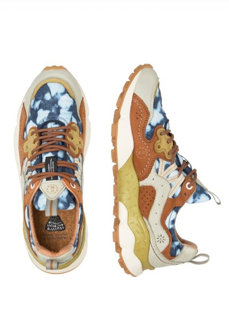 Zapatillas Flower Mountain Yamano 3 Uni Uw Mujer Azules Marrones | PEC2890LN